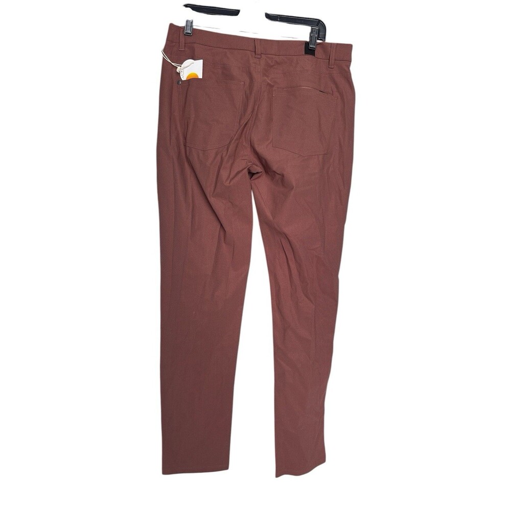 Vuori Men's Meta Pants Inseam 32” Size 34” Large Hazelnut Brown New/Tag $128